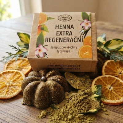 Mýdlárna Erdé Přírodní šampuk Henna 20 g