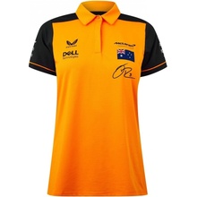 Castore McLaren Daniel Ricciardo Polo Top Womens Autumn Glory