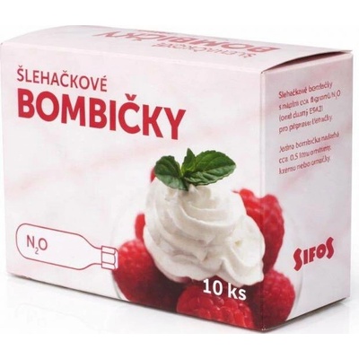 SIFOS Šľahačkové bombičky N2O 10ks