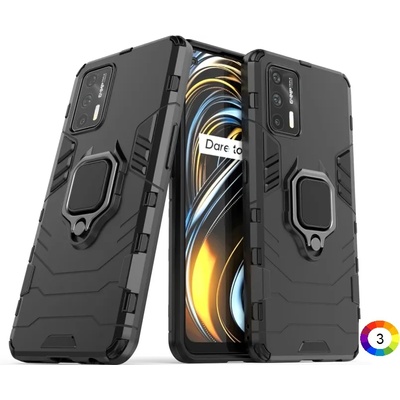 OPPO Realme GT 5G Удароустойчив Ring Holder Калъф и Протектор