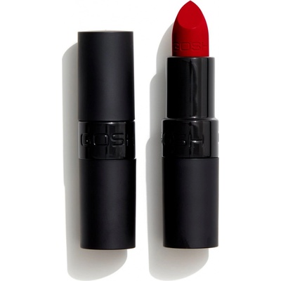 Gosh Velvet Touch dlouhotrvající rtěnka s matným efektem 005 Classic Red 4 g