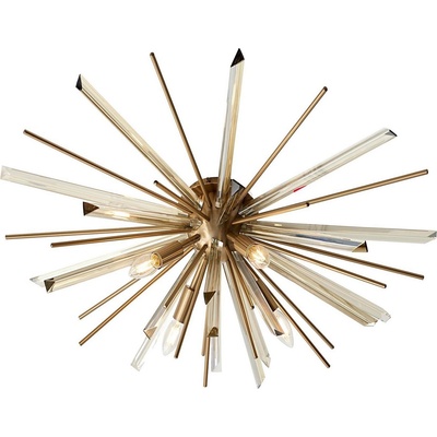 Endon Lighting 81937 - Таванно осветително тяло 4xE14/40W/230V Ø 80 см, златисто (EN0521)