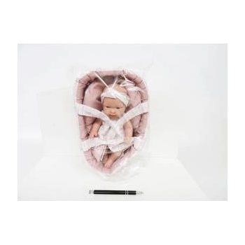 Arias *Spanish baby doll Arias 26cm girl, carrier