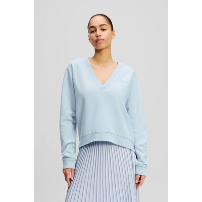 Karl Lagerfeld V-Neck Sweatshirt Kentucky Blue