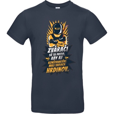 Tričko dizajn Hrdinovia E190 navy