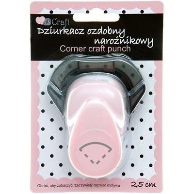 dpCraft Dekorační děrovačka rohová 2,5 cm – vstupenka (JCDZ-210B-8502)