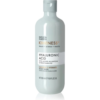 Baylis & Harding Kindness+ Hyaluronic Acid хидратиращ душ гел аромати Pear & Neroli 500ml