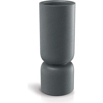 Prosperplast Kvetináč MOLTA GRAIL SLIM 30 cm granitová sivá