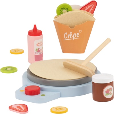 Lupilu Dřevěná sada nádobí a pomůcek do kuchyně (Výrobník palačinek) – Sleviste.cz