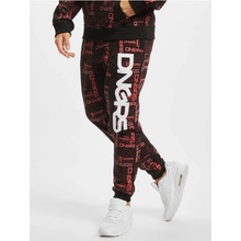 Dangerous DNGRS kalhoty pánské Brick Oversized Sweatpants Black Red černá