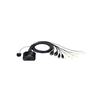 ATEN CS22H - KVM / audio / USB switch - 2 ports