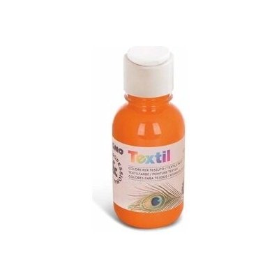 Farba na textil 125 ml fluo oranžová