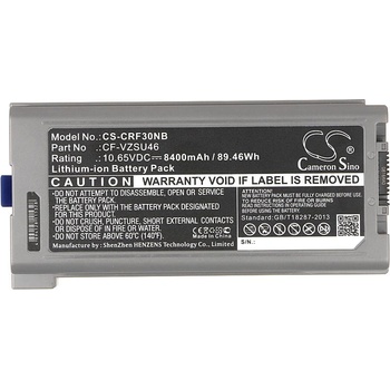 Cameron Sino Батерия за лаптоп Panasonic Toughbook CF-30, CF-31, CF-53 CF-VZSU46 10, 65V 8400mAh CAMERON SINO (CS-CRF30NB)