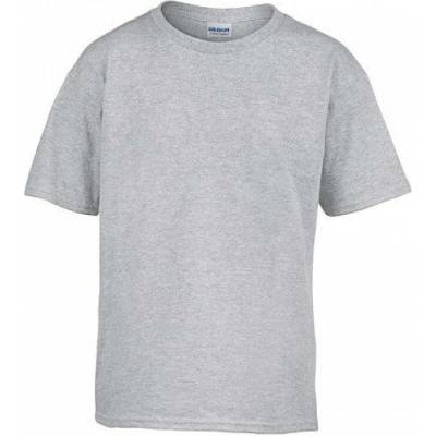 Gildan bavlněné měkké tričko Softstyle šedý melír