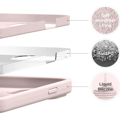 elago Silicone Case iPhone 13 - Lovely ružové