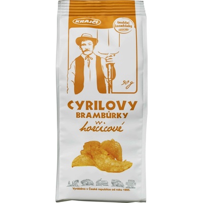 Cyrilovy brambůrky hořčicové PREMIUM 90 g
