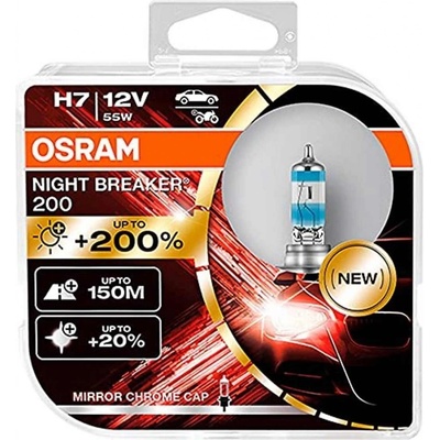 Osram Night Breaker 200 H7 PX26d 12V 55W 64210NB200-HCB 2 ks