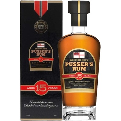 Pusser´s 15y 40% 0,7 l (kartón)