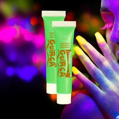 Neónovo zelený make up v tube HALLOWEEN 20 ml