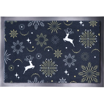 Mercury Flooring Snehové vločky so sobmi Viacfarebná 40x60 cm