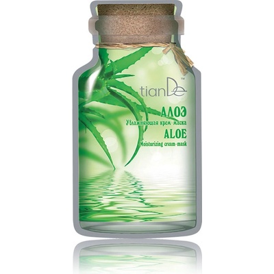 tianDe hydratačná krémová maska Aloe 35 g