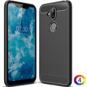 Image 1 of Nokia 8.1 / X7 / 8 2018 Carbon Fiber Калъф и Протектор
