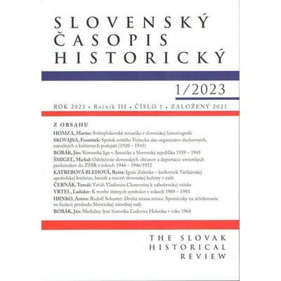 Slovenský časopis historický 1/2023
