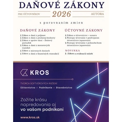 Daňové zákony pre účtovníkov 2026 -