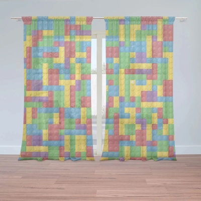 Sablio Záclony Farebná stavebnica: 2ks 150x250cm