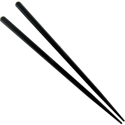 TAISAN Černé plastové jídelní hůlky – 22 cm