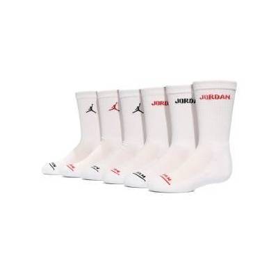 Спортни Чорапи Jordan JHB JORDAN LEGEND CREW 6PK BJ0343 001 Бял Детски 6 броя Размер на Крака 35-37, 5