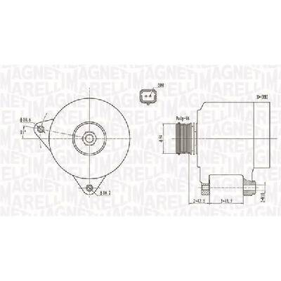 Generátor MAGNETI MARELLI 063731914010
