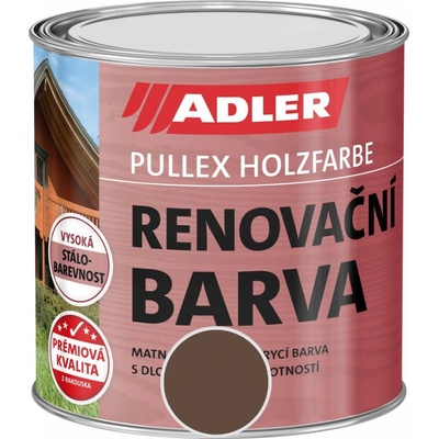 Adler Česko Renovační Barva na dřevo 0,75 l hnědá