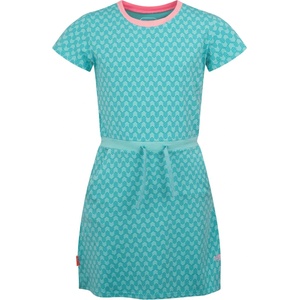 Trollkids Детска рокля Trollkids Girl's Noresund Dress - Aqua Haze / Harbor Blue / Peony Rose - размер 98 (EU) (701-2603-0411)