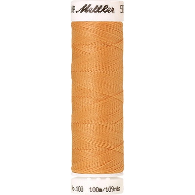 Nitě SERALON 100m na univerzální šití, polyester AMANN Mettler - více barev 6677: 1507 meruňková