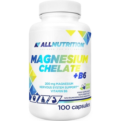 ALLNUTRITION Magnesium Chelate + B6, 100 капсули, AllNutrition (9420)