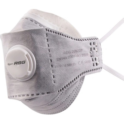 RSG FFP2 respirátor UHLÍKOVÝ SKLADACÍ SERIES 209227 UNI