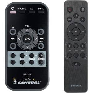 GENERAL Hisense u5120g - дистанционно управление дубликат (u5120g) Дистанционно