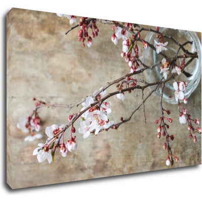Impresi Obraz Růžové květy ve váze - 50 x 30 cm