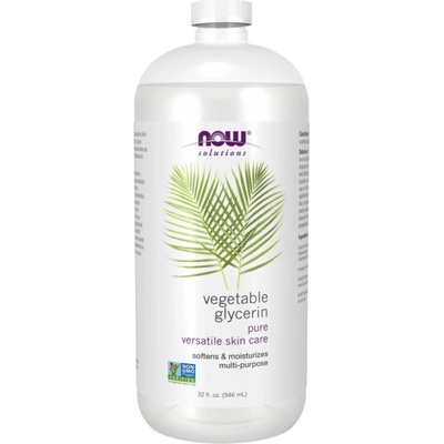 NOW Foods Vegetable Glycerine | Pure Versatile Skin Care [946 мл]