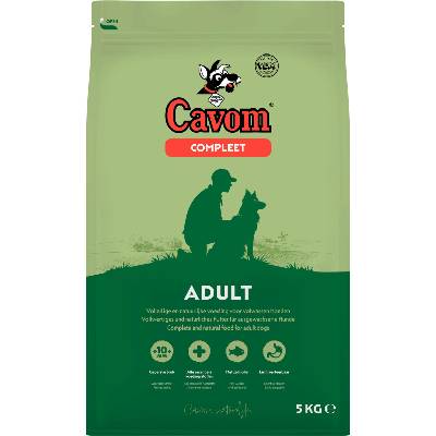 Cavom Пълноценна студено пресована гранула с говеждо и агнешко за кучета Cavom Complete Adult 5 кг
