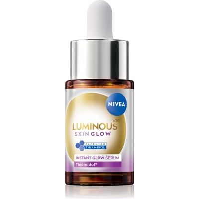 Nivea Luminous 630 Skin Glow озаряващ серум за лице 15ml
