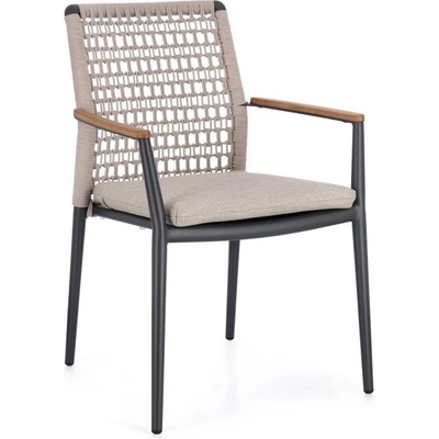 Bizzotto Maddox АНТРАЦИТ СТОЛ С ПОДЛАКЪТНИЦИ И ВЪЗГЛ. jx55 (0663650)