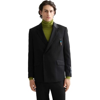 Scotch & Soda Сако Scotch & soda Festive Double Breasted Structured Stripe Relaxed Fit blazer - Black (Grey)