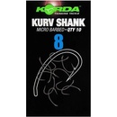 Rybářské háčky Korda Kurv Shank vel.8 10 ks