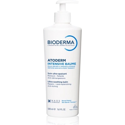 BIODERMA Atoderm Intensive Baume интензивно успокояващ балсам за много суха чуствителна и атопична кожа 500ml