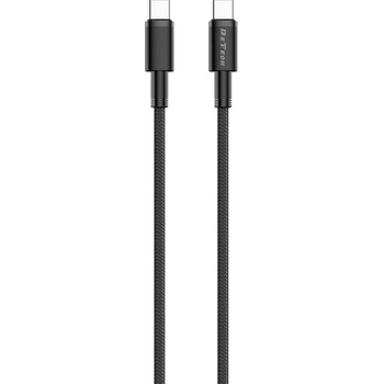 DeTech Кабел за данни DeTech DE-C-C, 100W, Type-C - Type-C, PD, 1.0m, Черен - 40344 (40344)