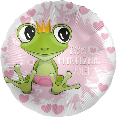 Foliový balonek Jsem Princezna vole CZ 43 cm