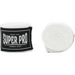 SUPER PRO Бинтове за Бокс Super Pro Hand Wraps White 250 см
