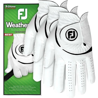 Footjoy WeatherSof 3-Pack 24 Mens Golf Glove white ML Levá – Hledejceny.cz